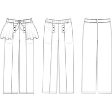 Charger l'image dans la galerie, April Pants pattern sketch
