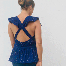 Charger l'image dans la galerie, Ruffles-top-19-pattern