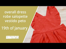 Charger et lire la vidéo dans la visionneuse de la Galerie, 19th January Salopette Pantalon Femme